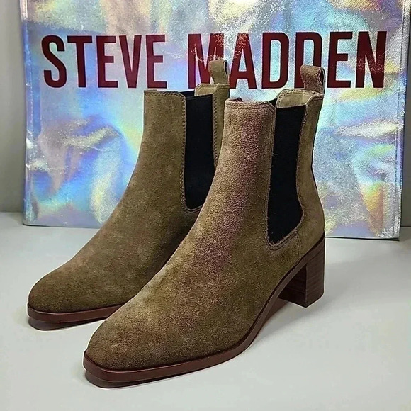Steve madden woman's heeled booties size 8 - Picture 3 of 8